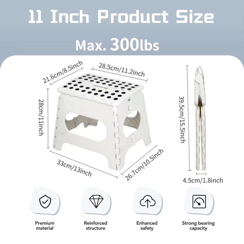 1 Folding Stool, Camping Portable Folding Stool, Fishing Stool, Home Bathroom Stool, Portable, Durable and Easy To Carry