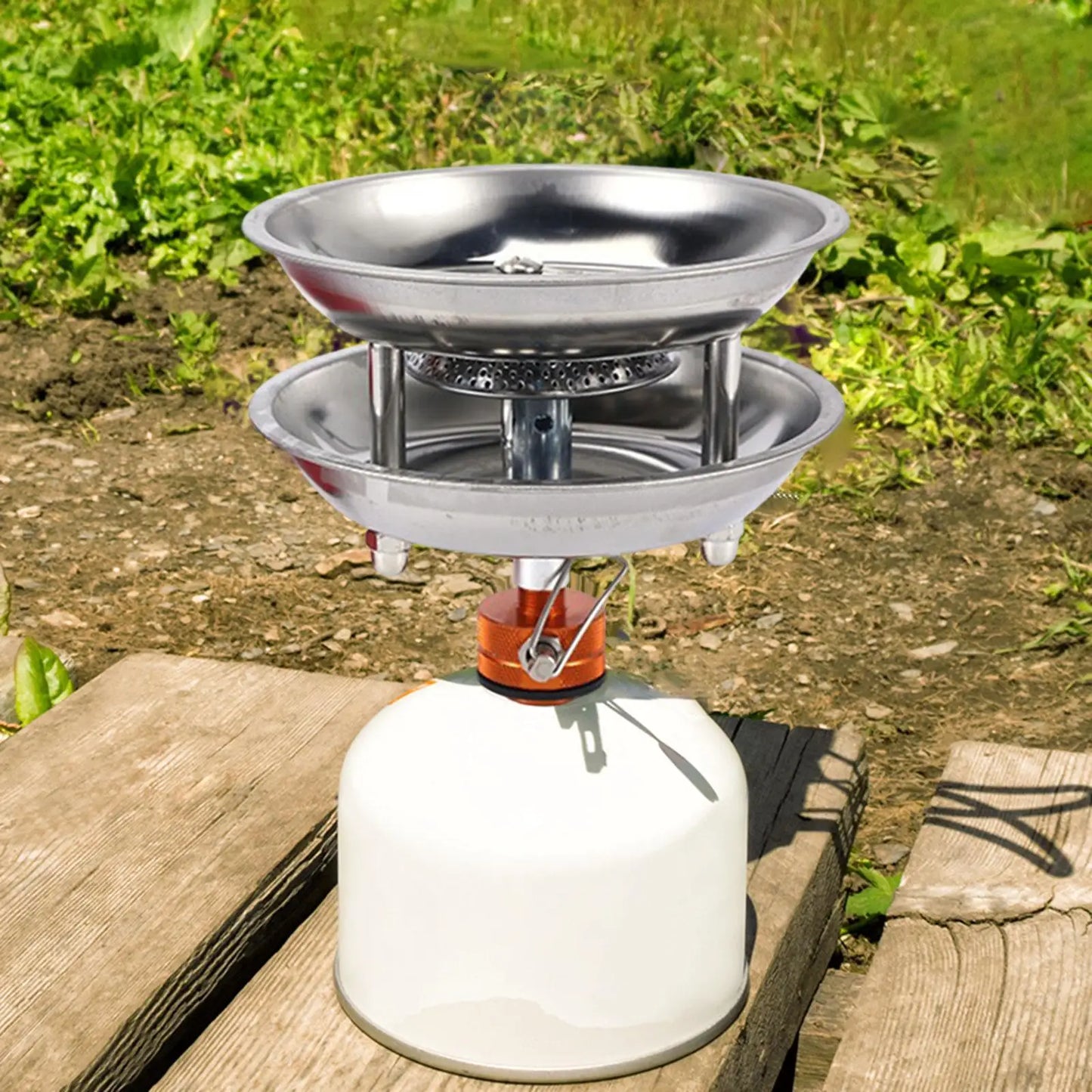 Charcoal Burner Lightweight Camp Furnace for Backpacking Hiking Picnic