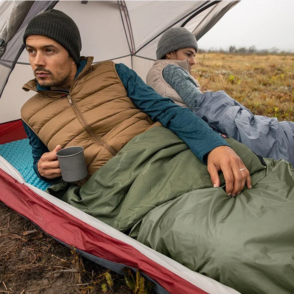 Naturehike Envelope Sleeping Bags 4 Seasons Warm or Cold Lightweight Indoor Outdoor Sleeping Bags for Adults Backpacking Camping
