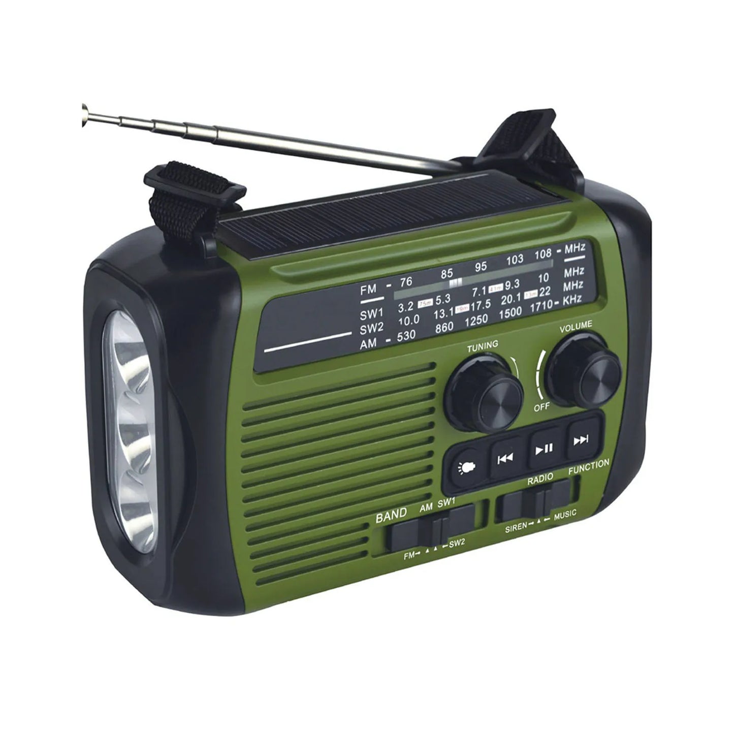 For Outdoor Adventures Camping Radio AM FM Radio Disaster Kit As Show Compact Solar Charging Device Camping Gear