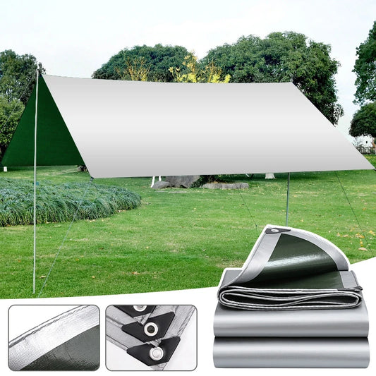 4x3M Waterproof Camping Tarp Shelter Car Tent Outdoor Shade Sail Ultralight Garden Canopy Awning Tourist Beach Sun Shelter