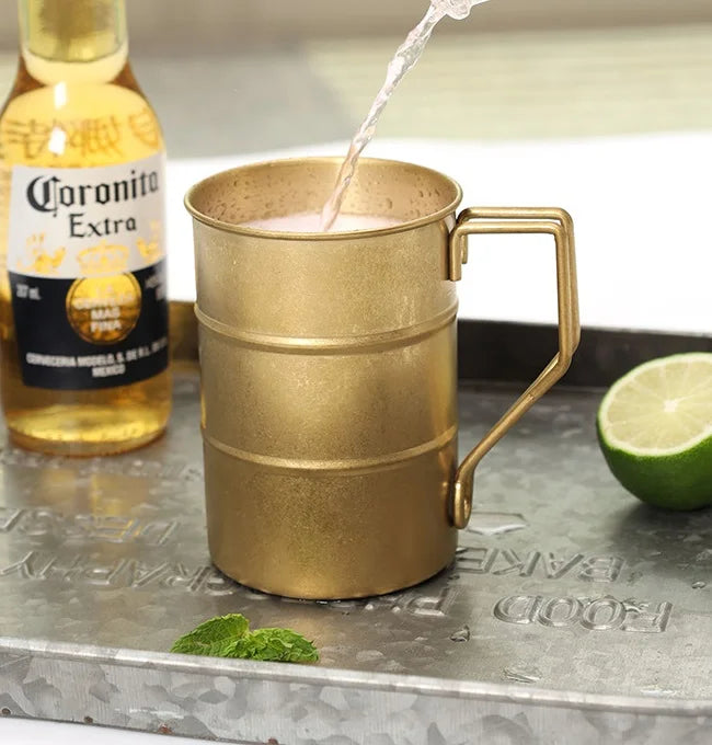 Steel Camping Cup 300ml Retro Camping Travel Coffee Cups