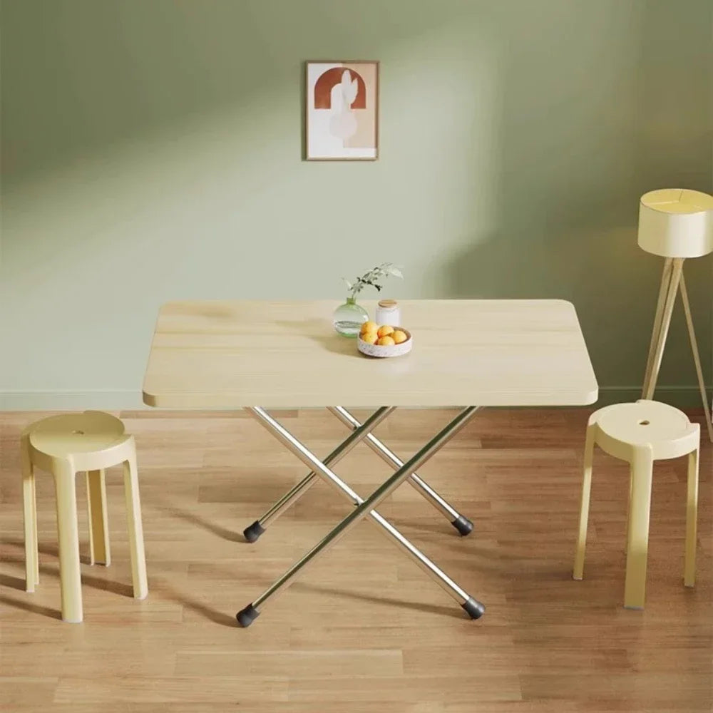 Folding Table Camping Not Easy Shake Durable Rectangular ShapeTable High Load-bearing Capacity Portable Camping Table Foldable