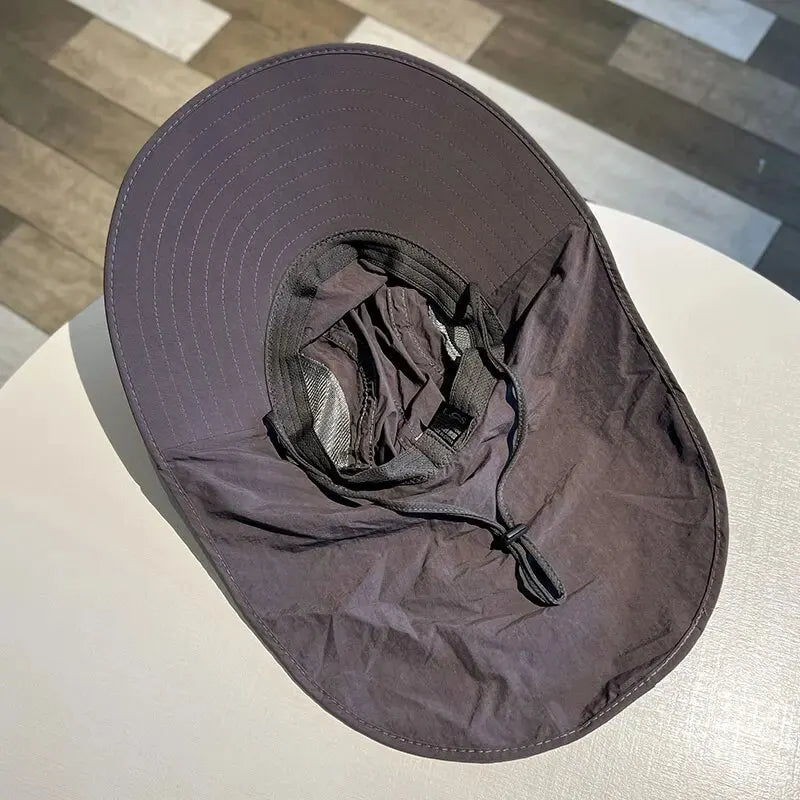 Sun Hat Sun Protection UV Protection Enlarged Breathable Mesh Hat Foldable for Men and Women Fishing Camping Hiking Beach Hat