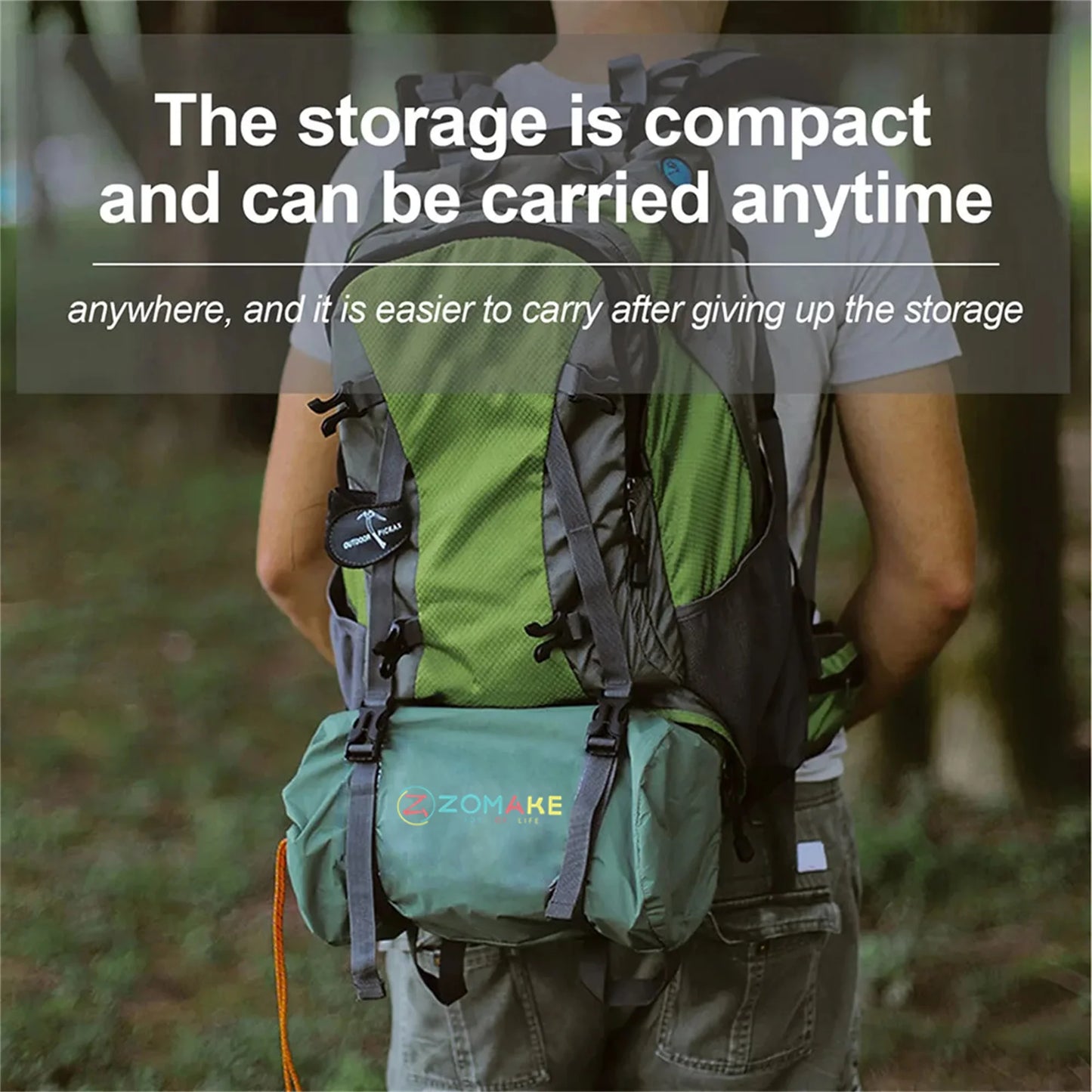 Outdoor Sleeping Pad Camping Inflatable Mattress With Pillows Ultralight Air Mat Built In Inflator Self Inflating Sleeping Mat