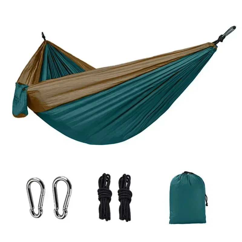 Camping Hammock Portable Portable Camping Hammock Single Person Lightweight Outdoor Travel Sleeping Gear for Hiking Garden Beach
