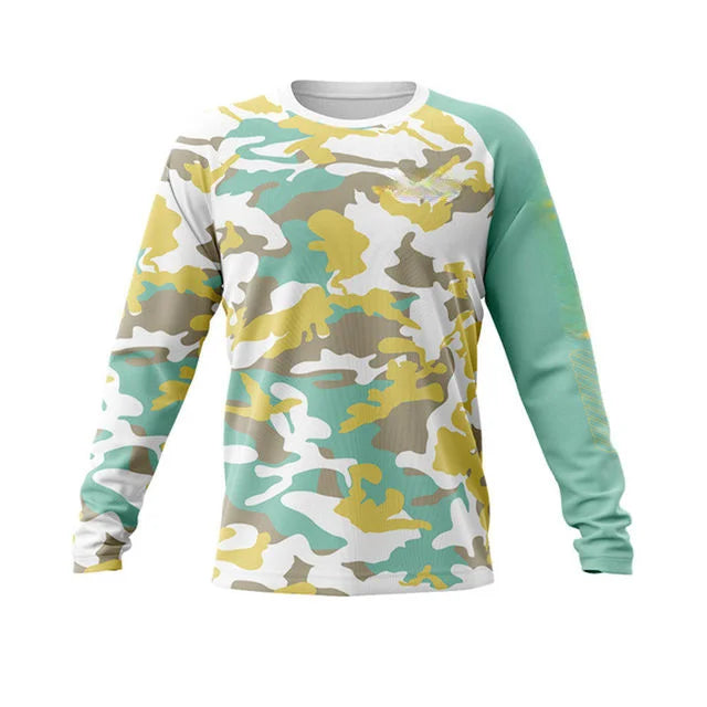 Long Sleeve Uv Protection Clothing Mens Outdoor Summer Jersey Upf 50 Clothes Performance Breathable Fishing Tops