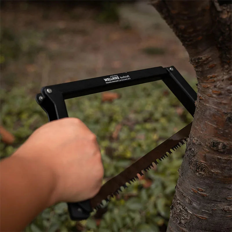 Wellhike Outdoor Folding Handsaw Multi-functional Portable Handsaw Camping Quick Steel Bar Wilderness Wood Cutting Tools