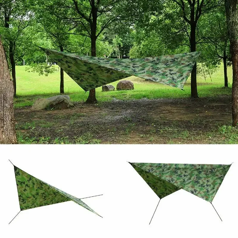Camping Hammock with Mosquito Net and Rain Fly Tarp,Portable Parachute Tree Hammock Nylon Swing Hammocks Sun Shelter Rain Fly