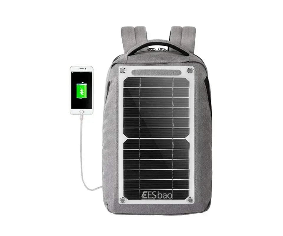 Wholesale Solar Panel  USB Waterproof Outdoor Hiking Camping Portable Battery Mobile Phone Charging Bank Charging Panel