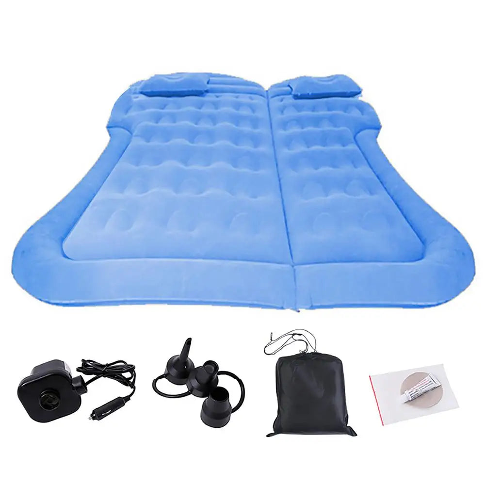 1.3x1.75m Inflatable Car Bed Camping Mattress For Car Sleeping Bed Bed air Pump Car Air Bed Mattress SUV Sleeping Pad