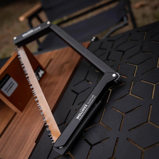 Wellhike Outdoor Folding Handsaw Multi-functional Portable Handsaw Camping Quick Steel Bar Wilderness Wood Cutting Tools