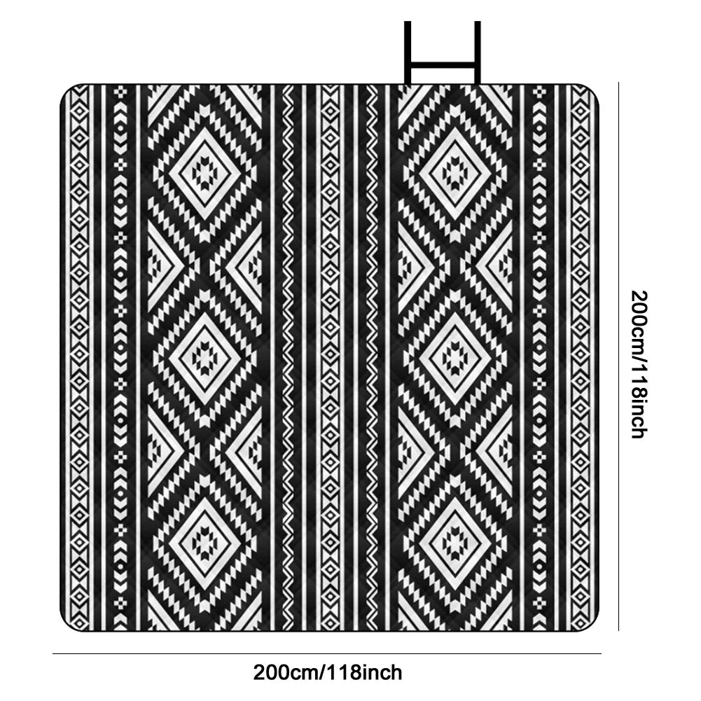 Large Outdoor Foldable Blanket Waterproof Camping Picnic Moisture-proof Mat Tent Mat for Camping Park Beach Travelling Family