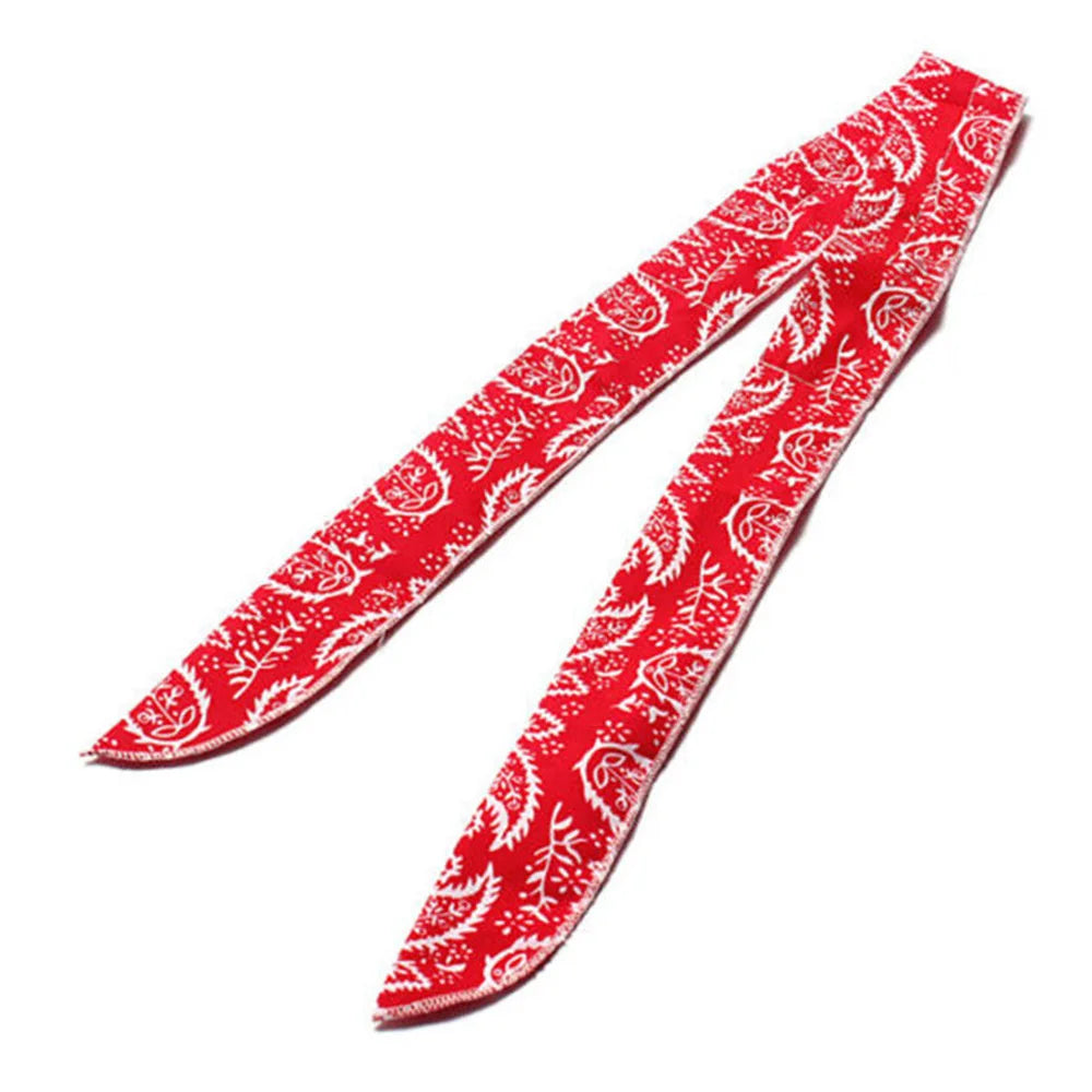 Summer Ice Cooling Scarf Neck Wrap Headband Cooling Bandana Scarf Outdoor Sports Headband Towel Wristband Sun Protection Scarf
