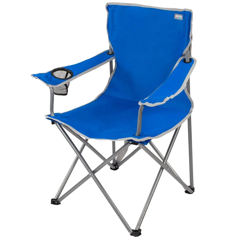 Folding camping chair with coasters and backrest breathable Aktive Camping folding chairs with backrest, folding beach chairs, folding chairs, folding camping chairs, camping chair, camping furniture